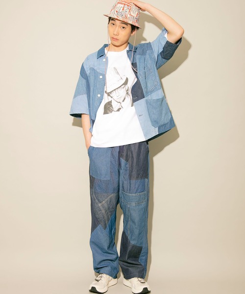Johnbull（ジョンブル） パンツ 「rebear by Johnbull」パッチワーク