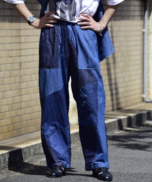 Johnbull（ジョンブル） パンツ 「rebear by Johnbull」パッチワーク