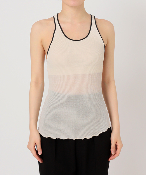 トップス HAKUJI bicolor asymmetry bra top HAKUJI 「HAKUJI/ハクジ」bicolor asymmetry bra top : ZOZOTOWN