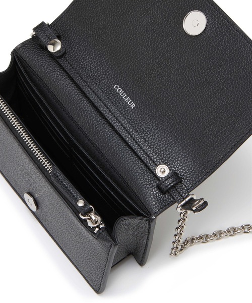 新品　トプカピ　お財布ショルダー TOPKAPI COULEUR ウォレットチェーン バイカラー ウォレット