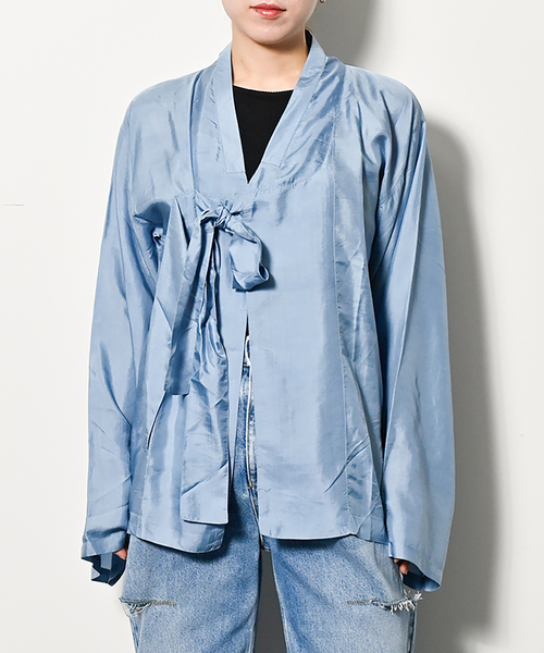 ブラウス シャツ 「SEEALL / シーオール」DOGI シャツ レディース