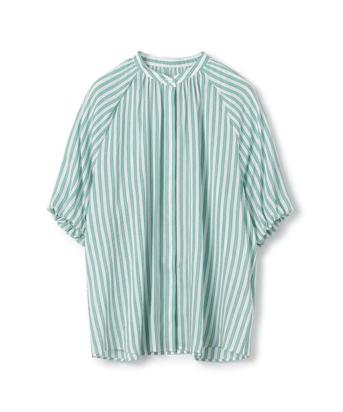 TOMORROW LAND★新品★トラックストライプ パフスリーブブラウス TOMORROWLAND collection ブラウス シャツ トラックストライプ