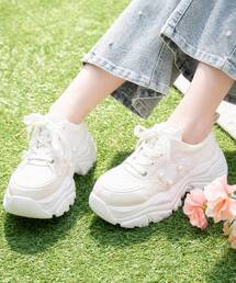 MAJESTIC LEGON（マジェスティックレゴン） スニーカー 2WAYデコリボン