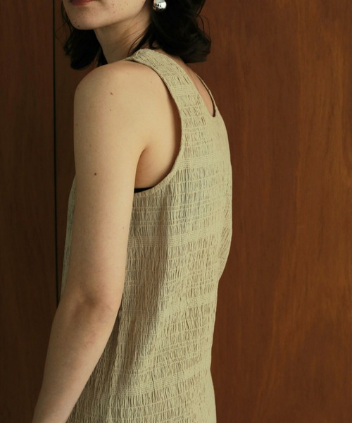 anuke（アンヌーク） tシャツ Shirring Tops レディース : ZOZOTOWN