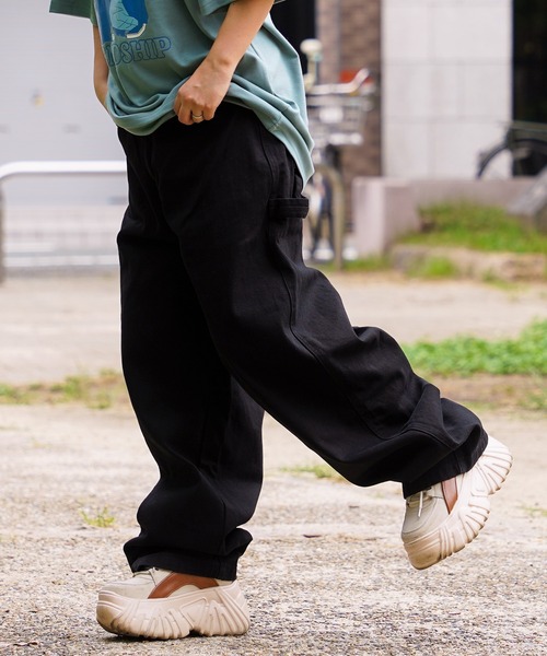 Laufer ワイドパンツ ジーンズ 「Laufer」ワイドストレート カーブ