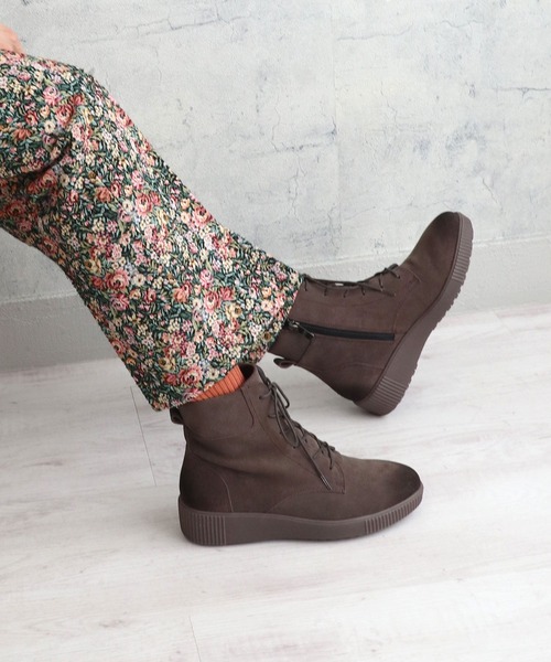 MODE KAORI（モードカオリ） ブーツ 厚底レースアップブーツ/21504