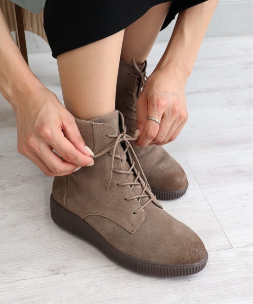 MODE KAORI（モードカオリ） ブーツ 厚底レースアップブーツ/21504