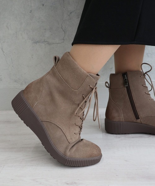 MODE KAORI（モードカオリ） ブーツ 厚底レースアップブーツ/21504