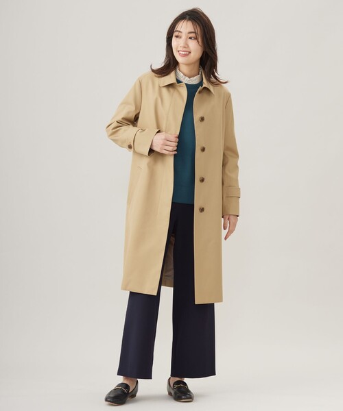 J.PRESS（J.プレス） ステンカラーコート コート コンパクトギャバ