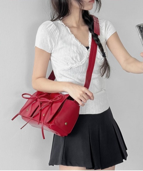 FREE STYLISTS ショルダーバッグ バッグ y2k バレエコア ダブル