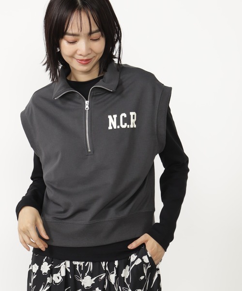 ベスト ジレ ハーフZIPウラケベスト レディース : ZOZOTOWN