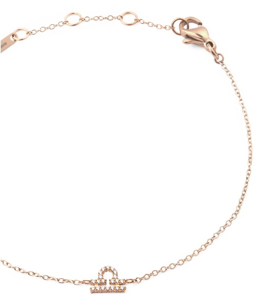 ブレスレット Crystal Zodiac Chain Bracelet レーディスブレスレット ローズゴールド レディース メンズの画像