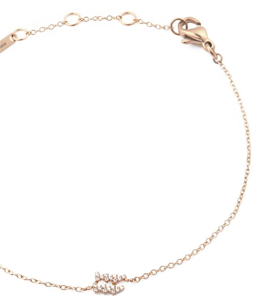ブレスレット Crystal Zodiac Chain Bracelet レーディスブレスレット ローズゴールド レディース メンズの画像