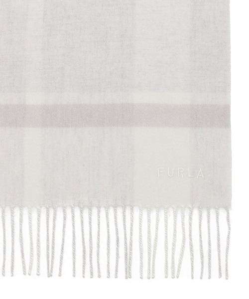 FURLA（フルラ） マフラー ストール マフラー カシミヤ ”チェックラメ
