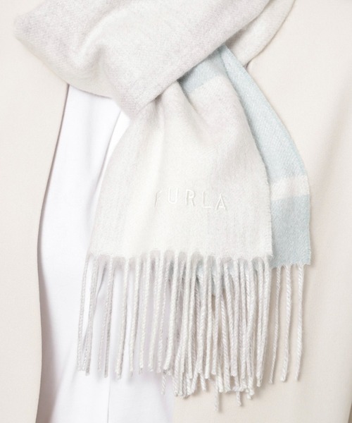 FURLA（フルラ） マフラー ストール マフラー カシミヤ ”チェックラメ