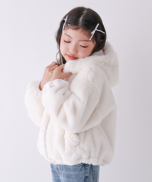 10C REPIPI コート アウター 「10C REPIPI」洗えるモコモコファー