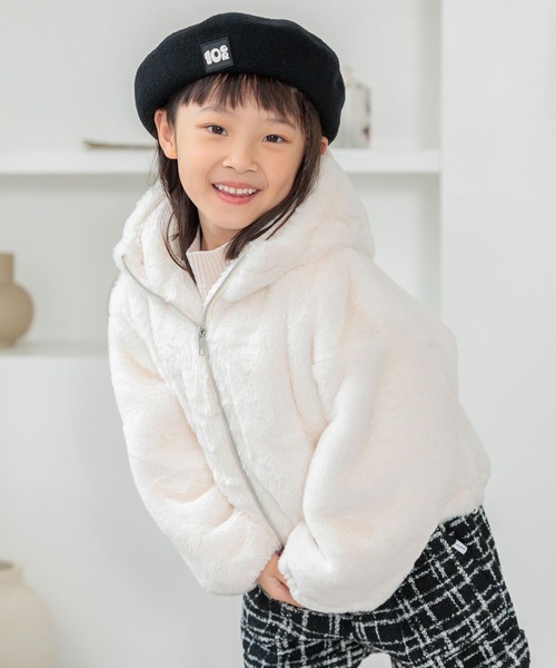 10C REPIPI コート アウター 「10C REPIPI」洗えるモコモコファー