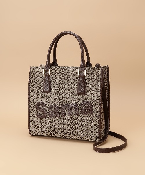 サマンサタバサ（Samantha Thavasa）/ST Jacquard サマタバスクエアトートバッグ Samantha Thavasa（サマンサタバサ） トートバッグ ST Jacquard サマ