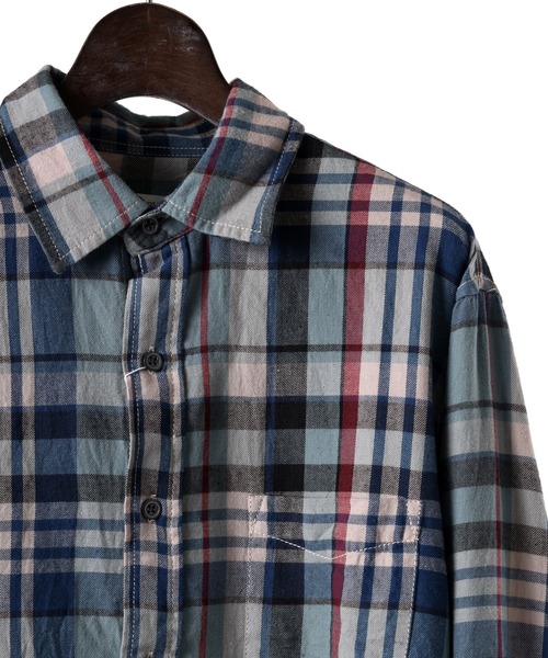 MAZZEL  Straight Flush チェックシャツ 新品 L MAZZEL Royal Straight Flush チェックシャツ 【L】 - メルカリ