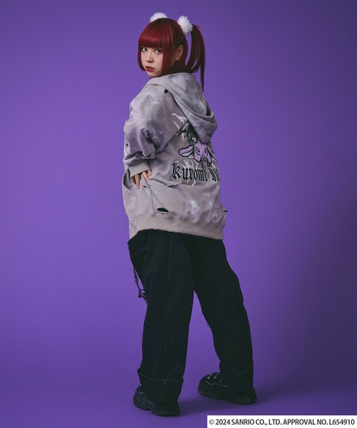 GALFY パーカー GALFY×クロミコラボ イルガルフィームラ染め