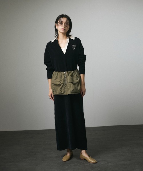 サロン アダム エ ロペ（SALON adam et rope’ ）/【撥水】ガーデナーズポケットスカート SALON adam et rope'（サロン アダム エ ロペ） スカート 「撥水