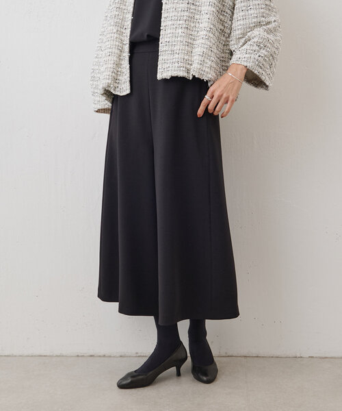 殿堂 BEARDSLEY パンツ ドレープダブルクロスキュロット レディース パンツ