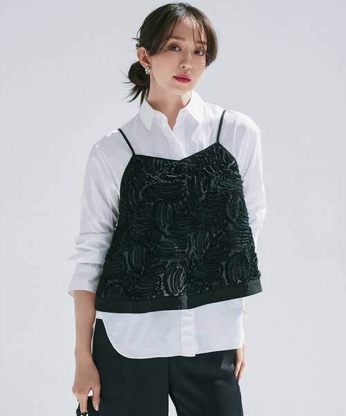 ブラウス シャツ 「CLASSY.5月号掲載/洗える」CANCLINI ベーシック シャツ レディース 23区 ブラウス シャツ 「CLASSY.5月号掲載/洗える」CANCLINI