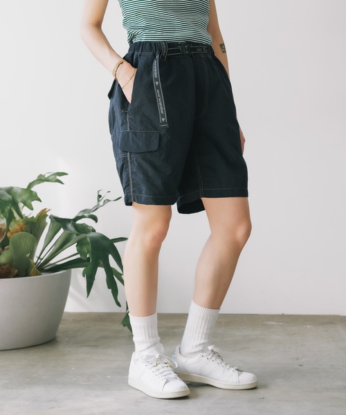 and wander (アンドワンダー) Ny taffeta hiker short pants