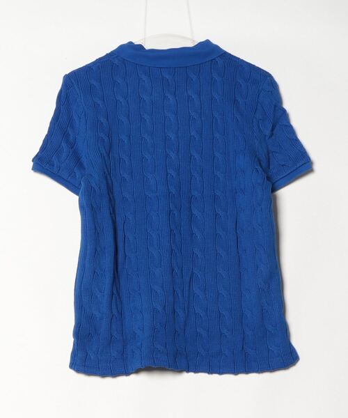 ポロシャツ ポロ ケーブルポロニット レディース POLO RALPH LAUREN ニット セーター ケーブルニット ポロシャツ
