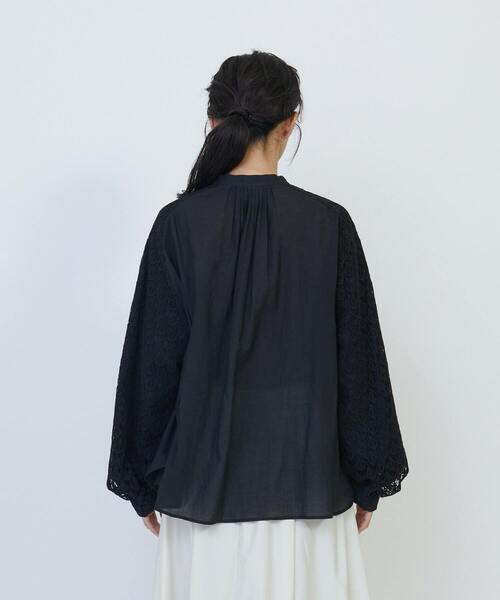 PLEATS PLEASE ISSEY MIYAKE◇半袖ブラウス/3/ポリエステル/BRW/無地
