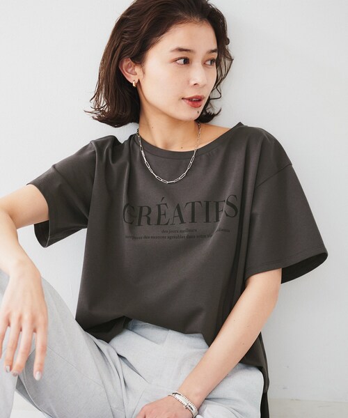 tシャツ 「New Basic」NEVER LOOK BACK ステートメントロゴTシャツ レディース MSGM tシャツ 「New Basic」NEVER LOOK BACK ステートメントロゴ