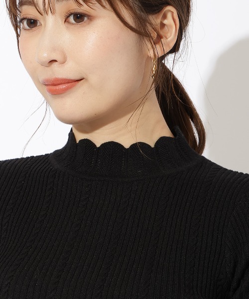 Yahoo!オークション - 「AND COUTURE」 長袖ニット MEDIUM