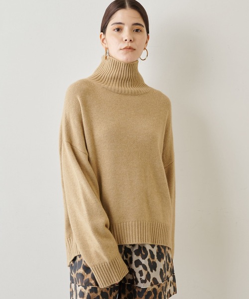 Whim Gazette（ウィム ガゼット） タートルネックニット FREE ブラウン