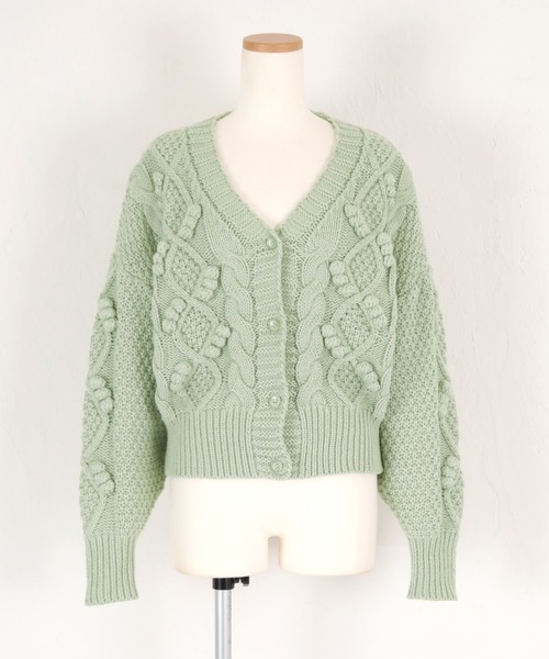 「titivate」 ニットカーディガン L アイボリー レディース_画像5