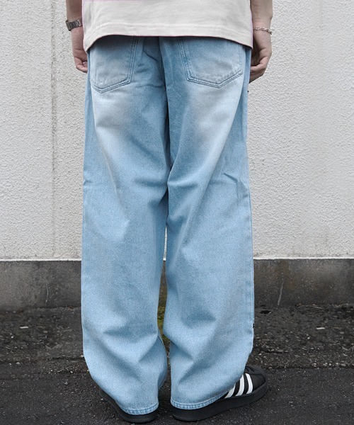 シルバー ストレートデニム レディース FINAL SALE】STANDARD WARDROBE ストレートパンツ セットアップ