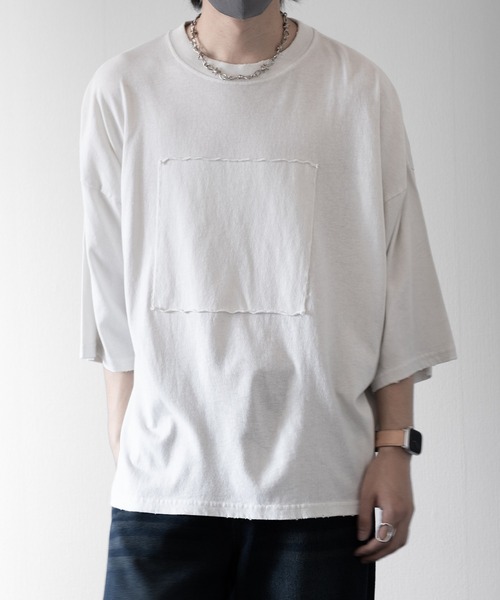 tシャツ 「RUUBON」damage pigment cotton Tee / ダメージピグメントコットンTシャツ メンズ レディース | RUUBON | 02