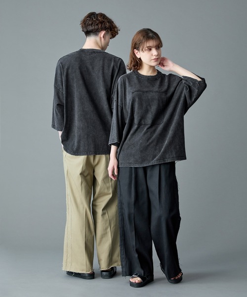 tシャツ 「RUUBON」damage pigment cotton Tee / ダメージピグメントコットンTシャツ メンズ レディース | RUUBON | 13