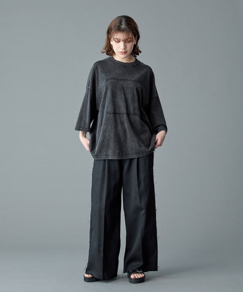 tシャツ 「RUUBON」damage pigment cotton Tee / ダメージピグメントコットンTシャツ メンズ レディース | RUUBON | 14