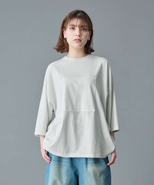 tシャツ 「RUUBON」damage pigment cotton Tee / ダメージピグメントコットンTシャツ メンズ レディース | RUUBON | 21