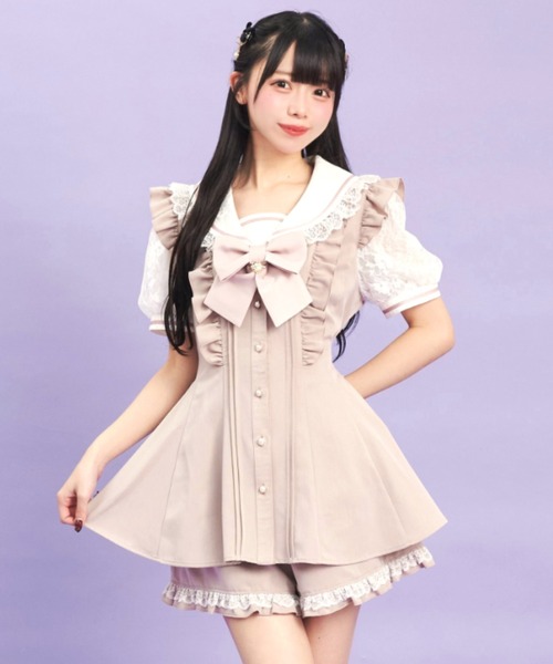 Secret Honey（シークレットハニー） セットアップ レースセーラー襟