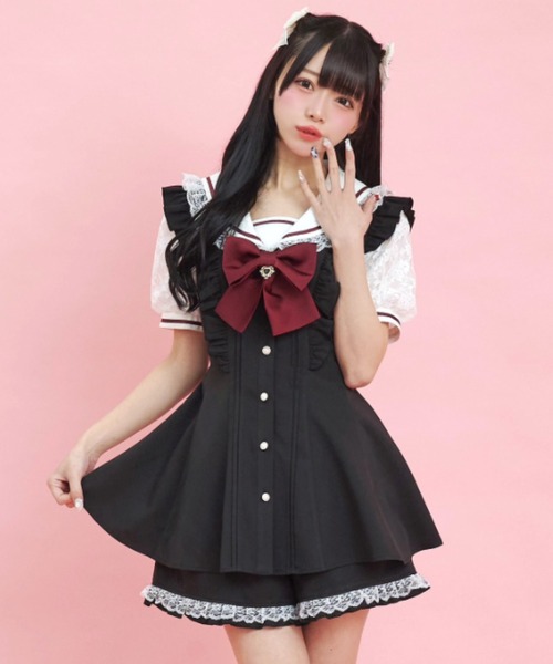 Secret Honey（シークレットハニー） セットアップ レースセーラー襟