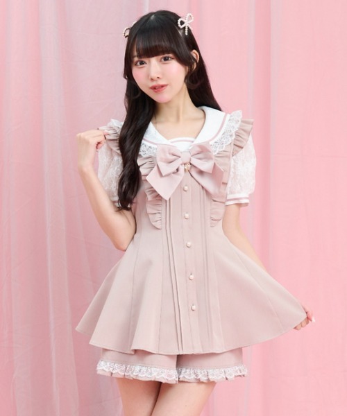 Secret Honey（シークレットハニー） セットアップ レースセーラー襟