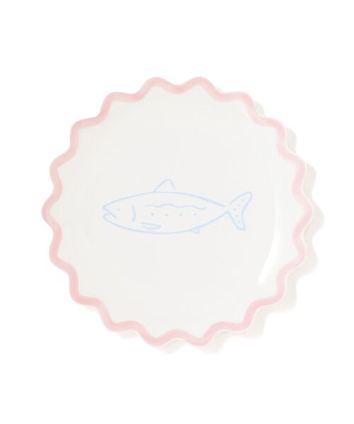 Francfranc（フランフラン） 食器 クラフトタッチ プレート フィッシュ