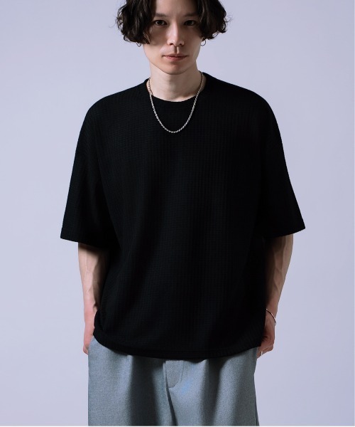 tシャツ ワッフル素材 半袖Tシャツ メンズ レディース : ZOZOTOWN