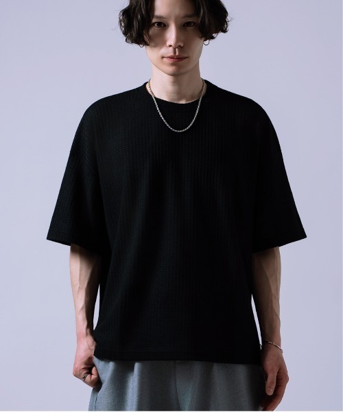 tシャツ ワッフル素材 半袖Tシャツ メンズ レディース : ZOZOTOWN 