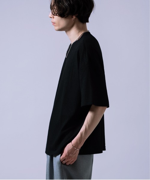 tシャツ ワッフル素材 半袖Tシャツ メンズ レディース : ZOZOTOWN