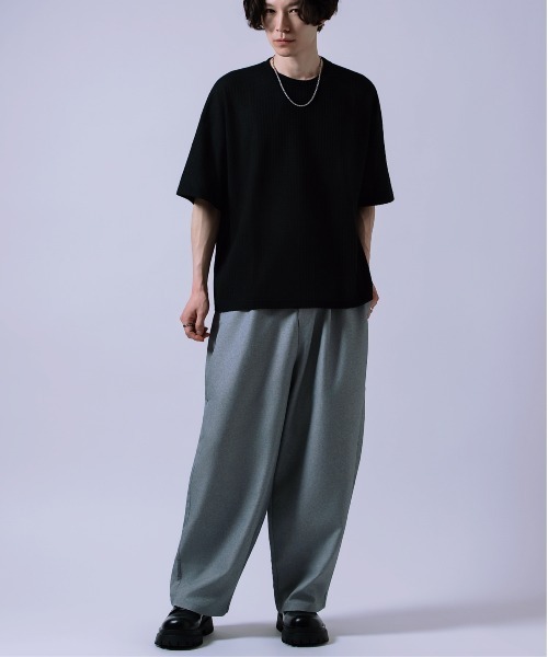 tシャツ ワッフル素材 半袖Tシャツ メンズ レディース : ZOZOTOWN