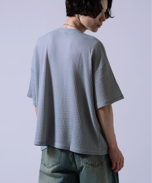 tシャツ ワッフル素材 半袖Tシャツ メンズ レディース : ZOZOTOWN
