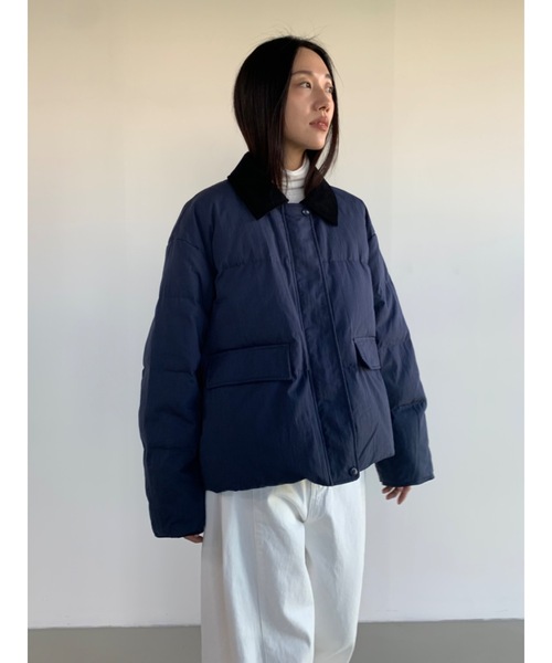 Didot.showroom ネイビー ダウンジャケット Didot.showroom」 ダウンジャケット FREE ネイビー レディース