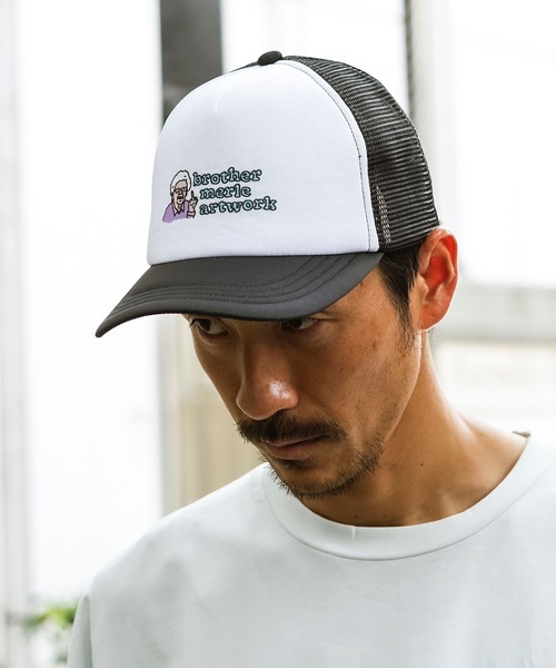 美品❤お洒落✨BRIEFING メッシュサマーキャップ ライトグレー☆ 5171_01.jpg
